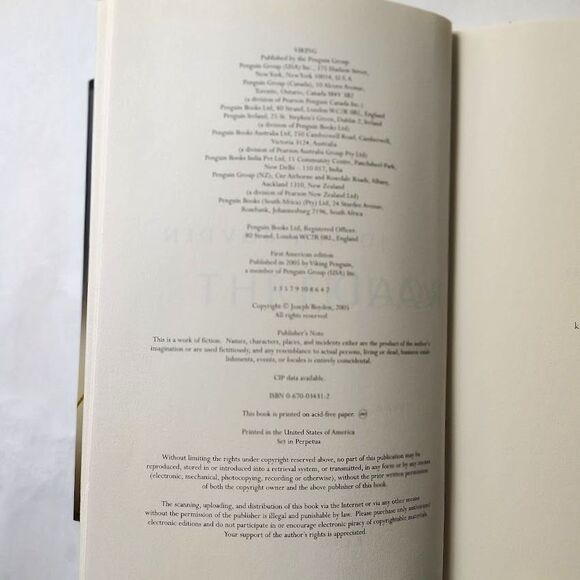 Three Day Road Hardcover Book Joseph Boyden 2005 - Picture 4 of 5